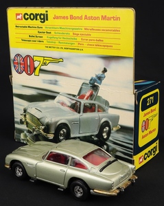 Corgi toys 271 james bond aston martin ll573 back