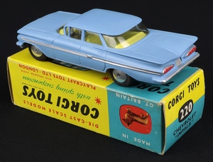 Corgi toys 220 chevrolet impala ll585 back