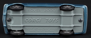 Corgi toys 252 rover 2000 ll598 base