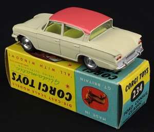 Corgi toys 234 ford consul classic ll604 back