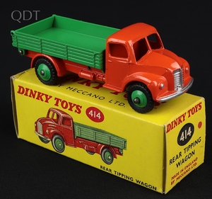 Dinky toys 414 rear tipping wagon ll616 front