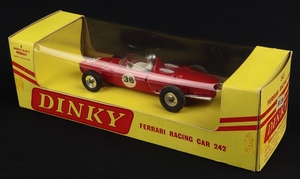Dinky toys 282 ferrari racing car d2 back