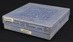 Dinky toys 62w imperial airways liner frobisher class ll647 box 1