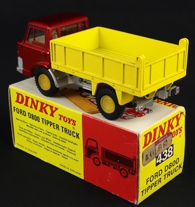 Dinky toys 438 ford d800 tipper truck ll714 back