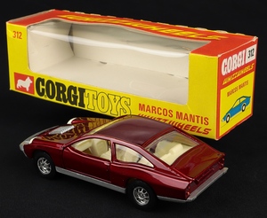 Corgi toys 312 marcos mantis ll738 back