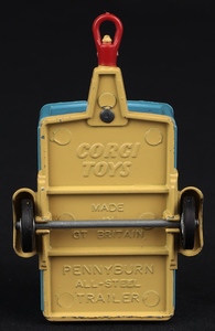 Corgi toys 109 pennyburn trailer colour trial ll789 base