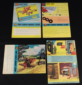 Corgi catalogues leafets 1 1959 62 ll813 back