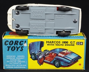 Corgi toys 324 marcos 1800 gt m322 base
