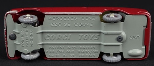 Corgi toys 230 mercedes benz 220 se coupe ll817 base