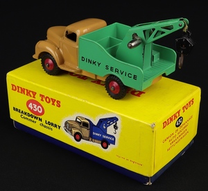 Dinky toys 430 breakdown lorry ll823 back