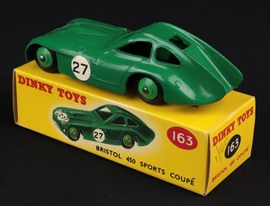 Dinky toys 163 bristol 450 sports coupe ll825 back