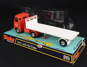 Dinky toys 915 aec flat trailer ll826 back