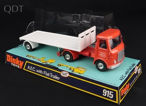 Dinky toys 915 aec flat trailer ll826 front
