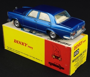 Dinky toys 160 mercedes benz 220 se ll830 back