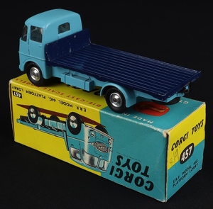 Corgi toys 457 erf model 44g platform lorry ll848 back