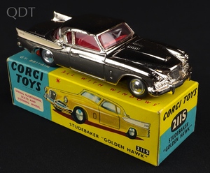 Corgi toys 211s studebaker golden hawk ll851 front