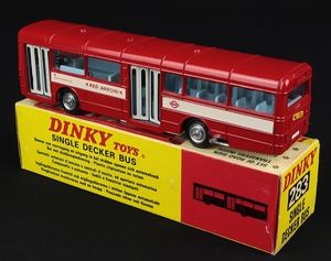 Dinky toys 283 single decker bus ll861 back