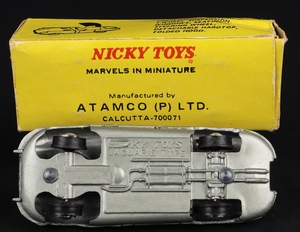 Nicky dinky toys 120 e type jaguar ll867 base