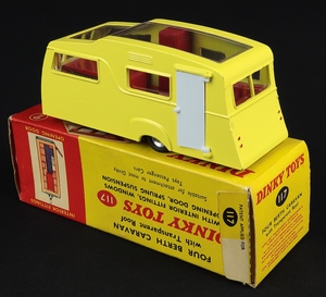 Dinky toys 117 four berth caravan ll874 back