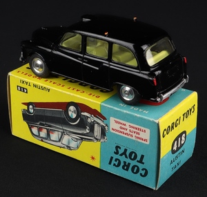 Corgi toys 418 austin taxi ll884 back