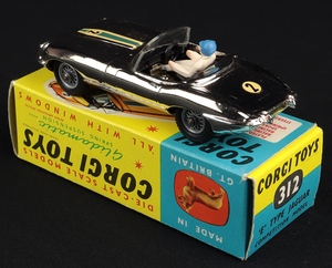 Corgi toys 312 e type jaguar ll388 back