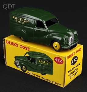 Dinky toys 472 raleigh cycles austin van ll889 front