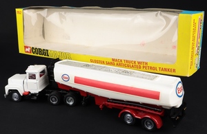 Corgi toys 1152 mack truck esso petrol tanker ll914 back