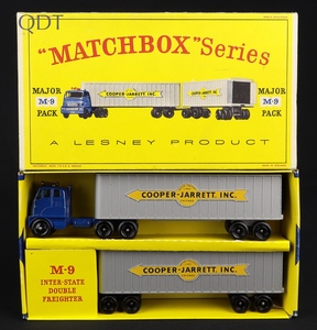 Matchbox series m 9 inter state doiuble freighter ll953 front