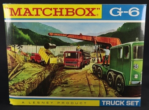 Matchbox g 6 truck set ll954 back