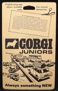 Corgi juniors 15 wagonaire tv car ll959 back