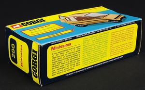 Corgi toys 288 minissima ll970 base