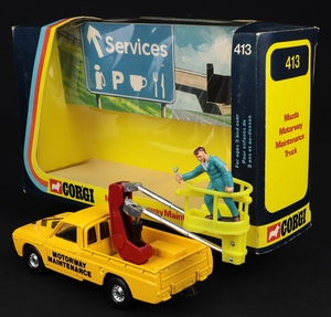 Corgi toys 413 mazda motorway maintenance truck ll974 back