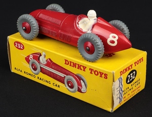 Dinky toys 232 alfa romeo racing car ll991 back