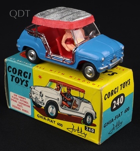 Corgi toys 240 ghia fiat jolly 600 ll993 front