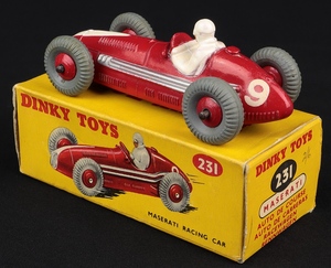 Dinky toys 231 maserati racing car ll995 back