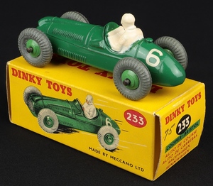 Dinky toys 233 cooper bristol racing car ll996 back