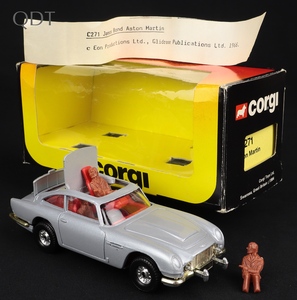 Corgi toys 271 james bond aston martin mm1 front