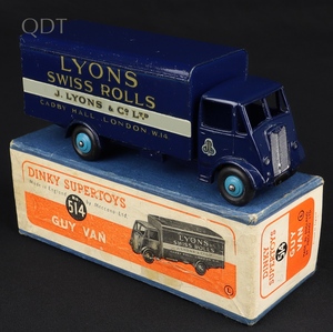 Dinky supertoys 514 lyons swiss rolls guy van mm4 front