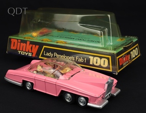 Dinky toys 100 lady penelope's fab 1 mm8 front