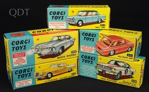 5 corgi toys boxes