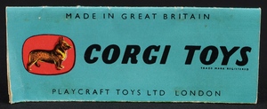 Corgi toys 202m morris cowley saloon mm34 booklet