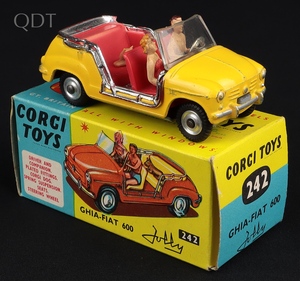 Corgi toys 242 ghia fiat jolly mm37 front
