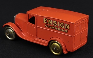 Dinky toys 28e ensign cameras lukos delivery van mm44 back