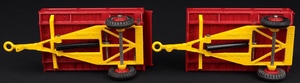 Dinky toys 319 weeks farm trailer mm54 base