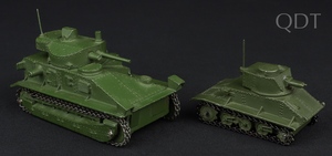Dinky toys 151a medium tank 152a light tank mm58 front