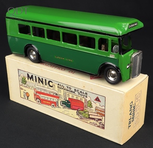 Tri ang minic 52m single decker bus mm70 front