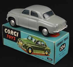 Corgi toys 204 rover 90 saloon mm102 back