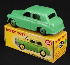 Dinky toys 154 hillman minx saloon mm109 back