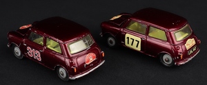 Corgi rallye monte carlo game mm135 cars back