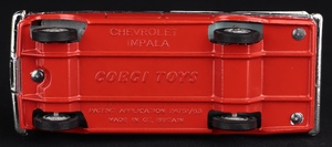 Corgi toys 486 kennel service wagon four dogs mm137 base